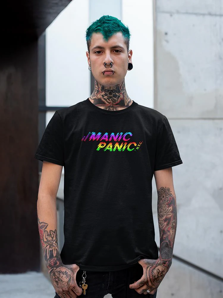 T-shirt  - Manic Panic Rainbow Banner - Image 3