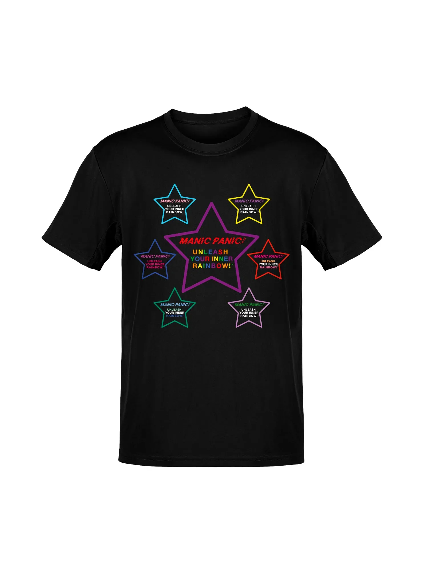 T-Shirt - Unleash Your Inner Rainbow™ Black - Image 3