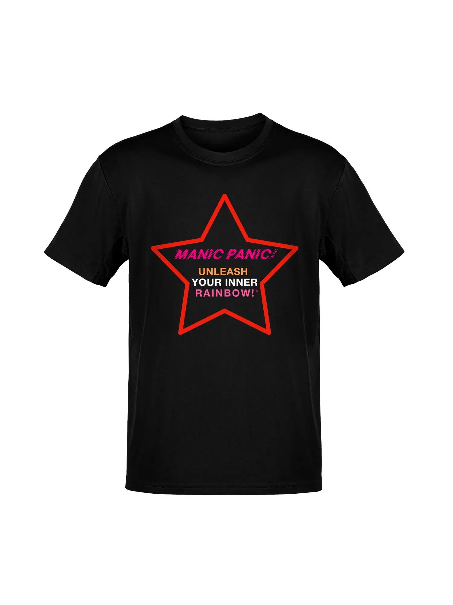 T-Shirt - Unleash Your Inner Rainbow™ Black - Image 7