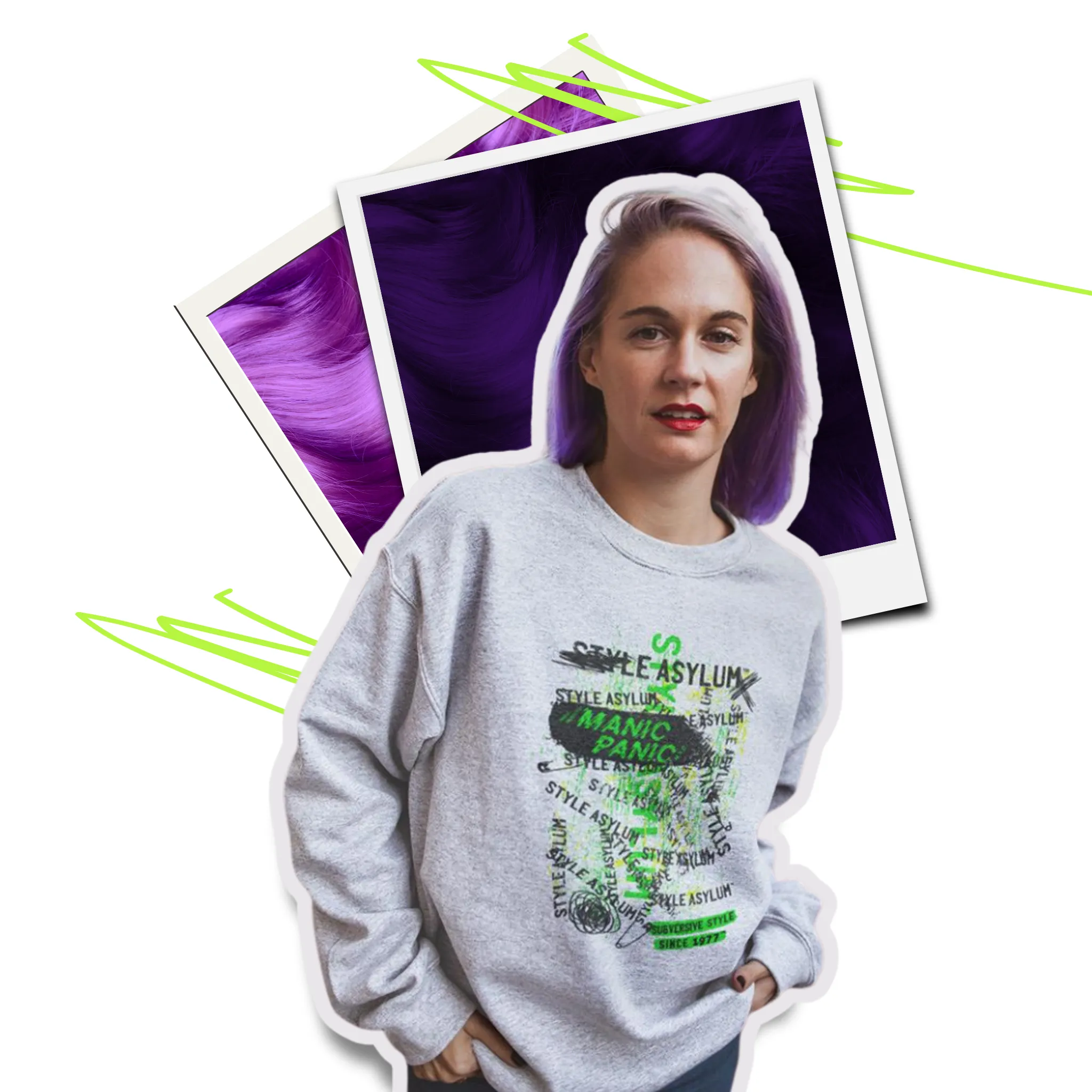 Manic Panic x Style Asylum Subversive "Style G" Sweatshirt - Image 3